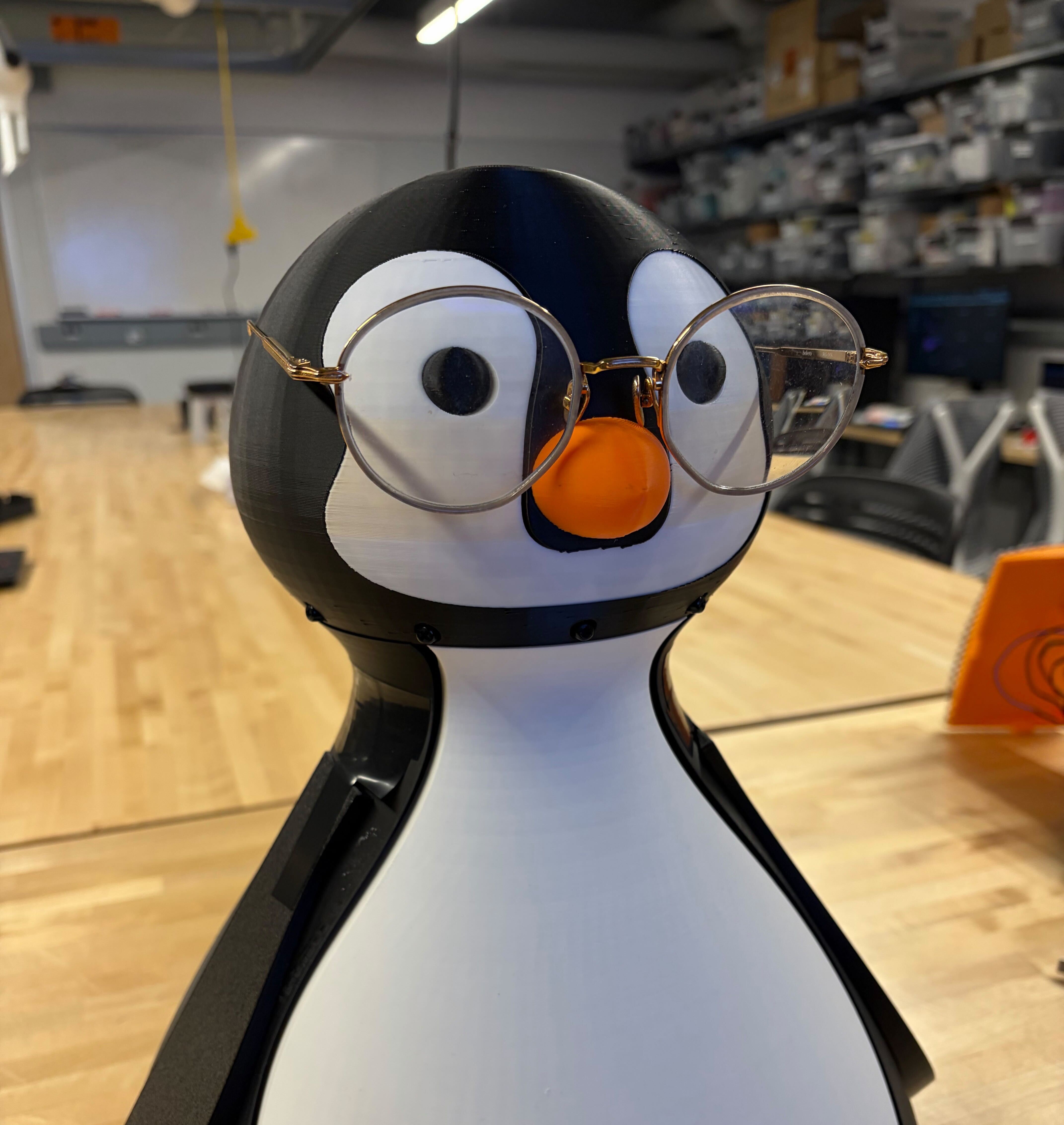 Pengu, the penguin namesake of the bipedal robot project