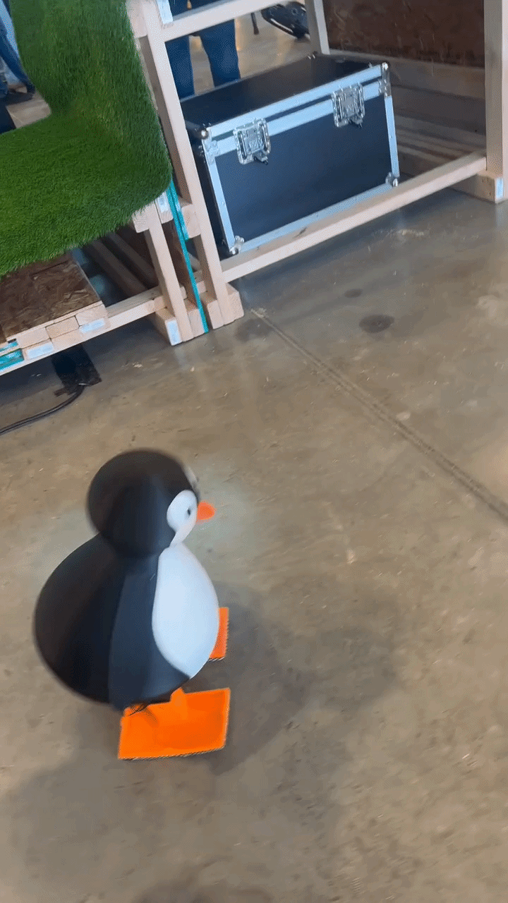 Penguin biped demo